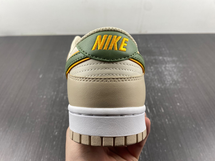 nike dunk low pale ivory oil green fq6869-131