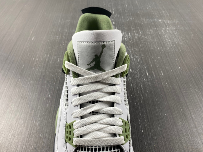 air jordan 4 wmns “oil green” aq9129-103