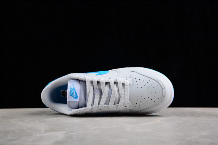 nike dunk low retro pure platinum blue lightning dv0831-001
