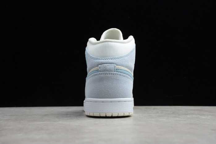 airjordan 1 mid mixed textures blue da4666-100