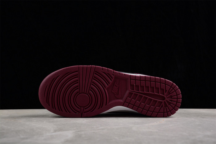 nike dunk low retro white night maroon dv0831-102
