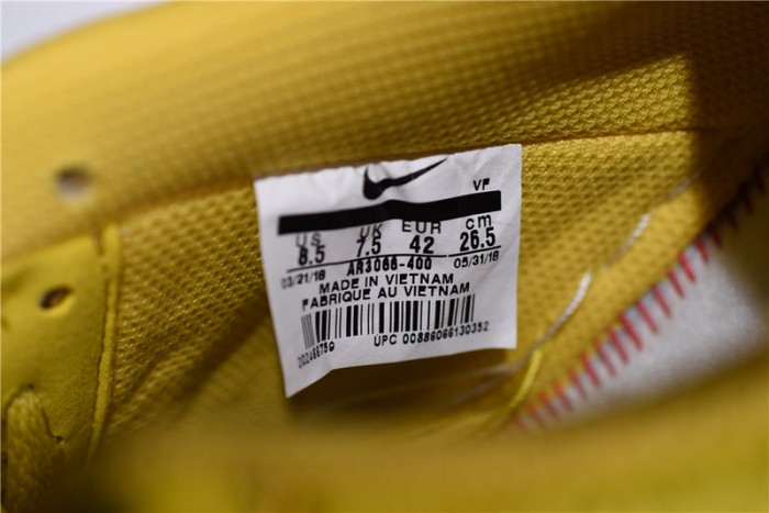S*p*e x the n0*h f**e x nike air force 1 yellow ar3066-400
