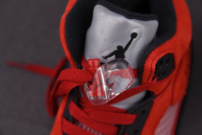 air jordan 5 raging bull 2021 red suede dd0587-600