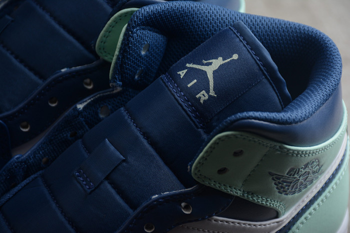 air jordan 1 mid blue mint 554724-413