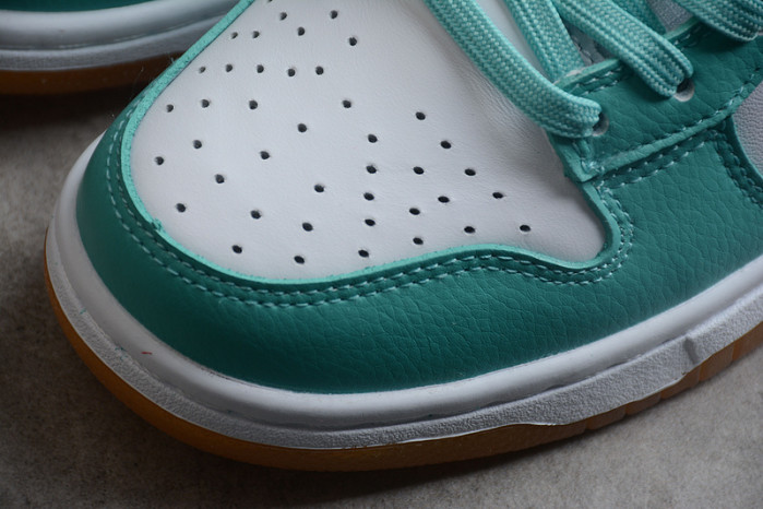 nike dunk low turquoise green orange dv2190-100
