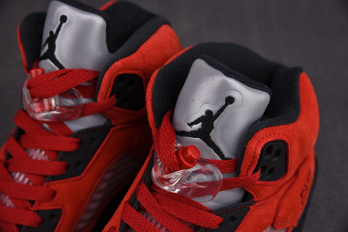 air jordan 5 raging bull 2021 red suede dd0587-600