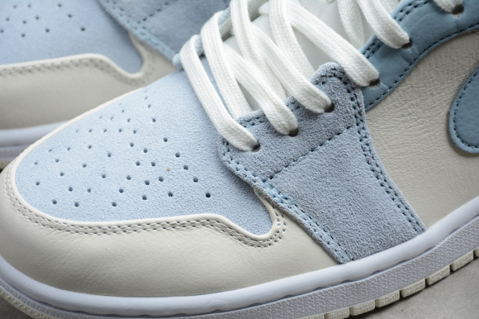 airjordan 1 mid mixed textures blue da4666-100