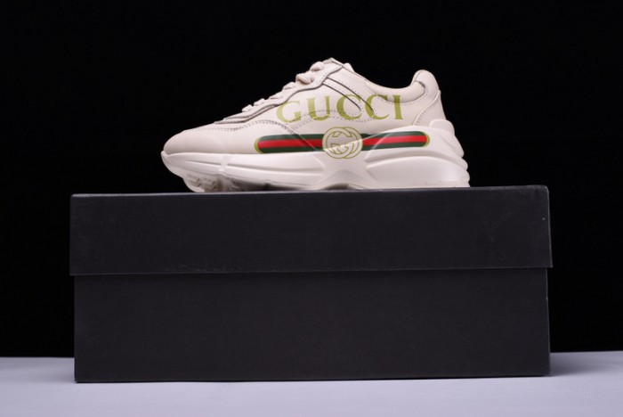 g*u*i logo rhyton vintage trainer sneaker