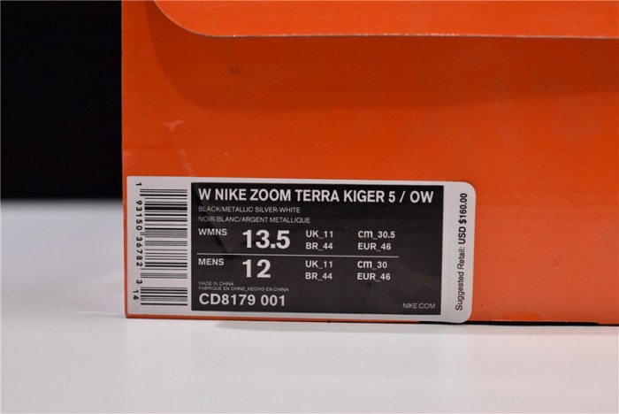 ow nike terra kiger 5 black cd8179-001