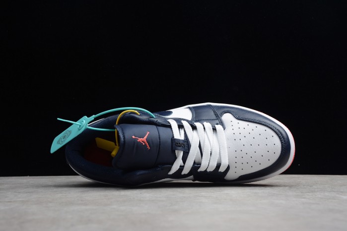 air jordan 1 low obsidian ember glow 553558-481