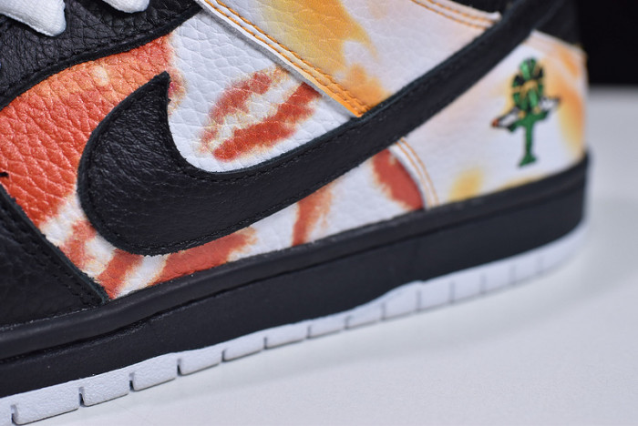 nike sb dunk low raygun tie-dye black bq6832-001